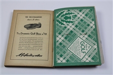1931 Spaldings Athletic Library No. 3x Golf Guide Playing Rules of The USGA - Bobby Jones Cover