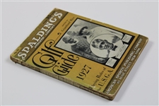 1927 (1929) Spaldings Athletic Library No. 3x Golf Guide Playing Rules of The USGA - Bobby Jones Cover