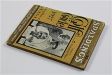 1927 (1929) Spaldings Athletic Library No. 3x Golf Guide Playing Rules of The USGA - Bobby Jones Cover