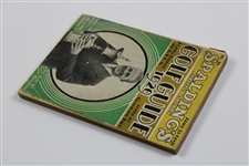 1929 (1927) Spaldings Athletic Library No. 3x Golf Guide Playing Rules of The USGA - Bobby Jones Cover