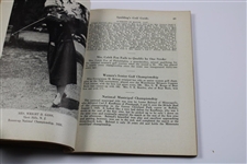 1929 (1927) Spaldings Athletic Library No. 3x Golf Guide Playing Rules of The USGA - Bobby Jones Cover