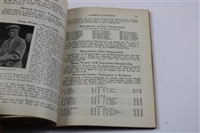 1929 (1927) Spaldings Athletic Library No. 3x Golf Guide Playing Rules of The USGA - Bobby Jones Cover