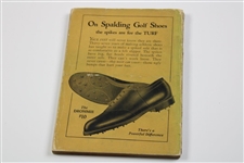 1929 (1927) Spaldings Athletic Library No. 3x Golf Guide Playing Rules of The USGA - Bobby Jones Cover