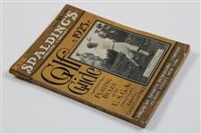 1925 Spaldings Athletic Library No. 3x Golf Guide Playing Rules of The USGA - Bobby Jones Cover