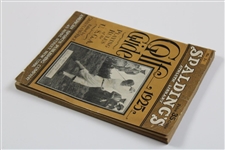 1925 Spaldings Athletic Library No. 3x Golf Guide Playing Rules of The USGA - Bobby Jones Cover
