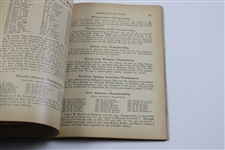 1925 Spaldings Athletic Library No. 3x Golf Guide Playing Rules of The USGA - Bobby Jones Cover