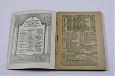 1922 Spalding Athletic Library  Golf Guide No. 3R Revised Rules Of The USGA
