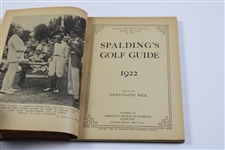 1922 Spalding Athletic Library  Golf Guide No. 3R Revised Rules Of The USGA