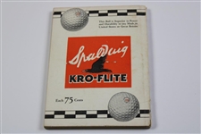 1922 Spalding Athletic Library  Golf Guide No. 3R Revised Rules Of The USGA