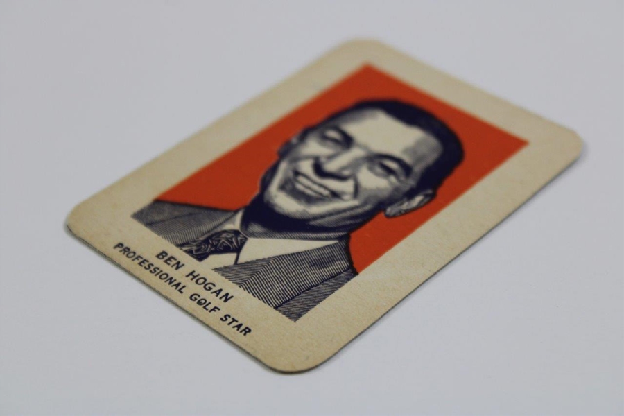 Ben Hogan Golf Card 1952 Wheaties Portrait-Hand Cut Golf Card