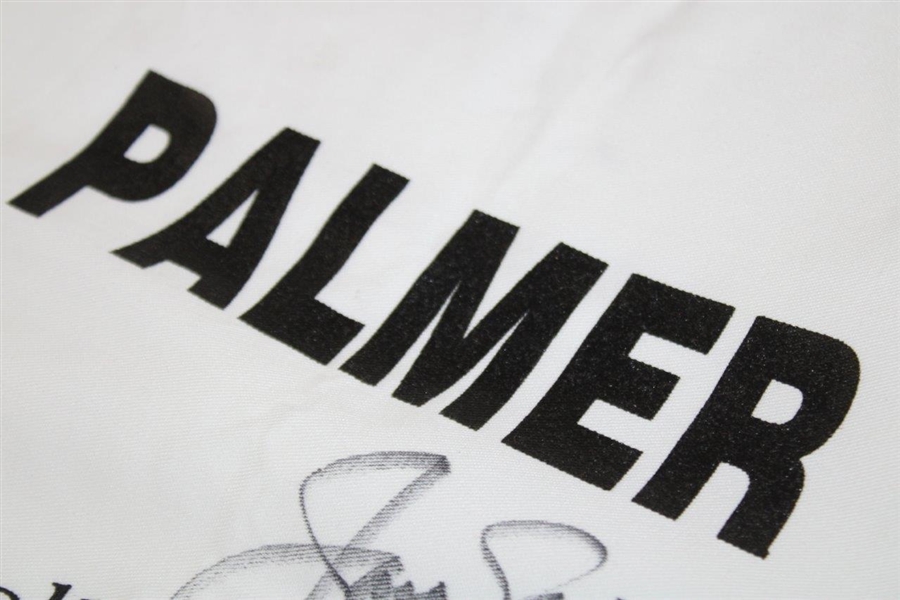 Palmer & Nicklaus Signed Original Tournament Used 1994 Shell's Wonderful World of Golf at Pinehurst Caddie Bib JSA ALOA 