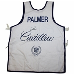 Arnold Palmer Signed Original Tournament Used Arnold Palmer Cadillac Caddie Bib JSA ALOA 