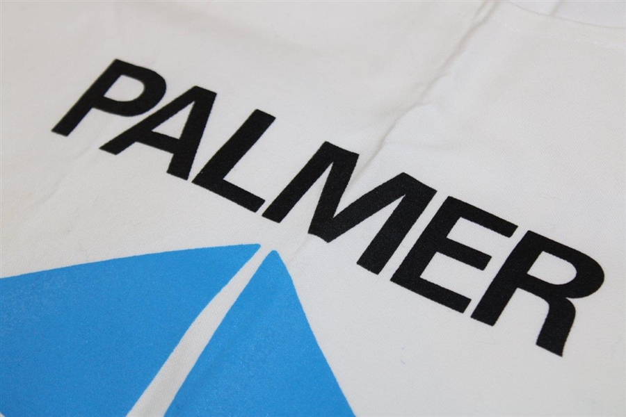 Arnold Palmer Signed Original Tournament Used Arnold Palmer Senior Skins Chrysler Caddie Bib JSA ALOA