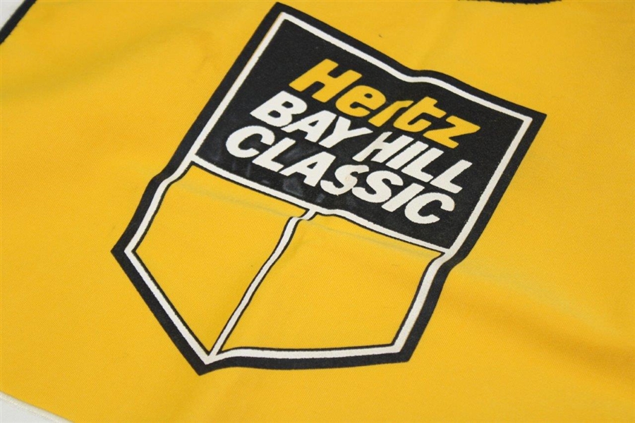 Arnold Palmer Original Tournament Used 1987 Hertz Bay Hill Classic Caddie Bib 