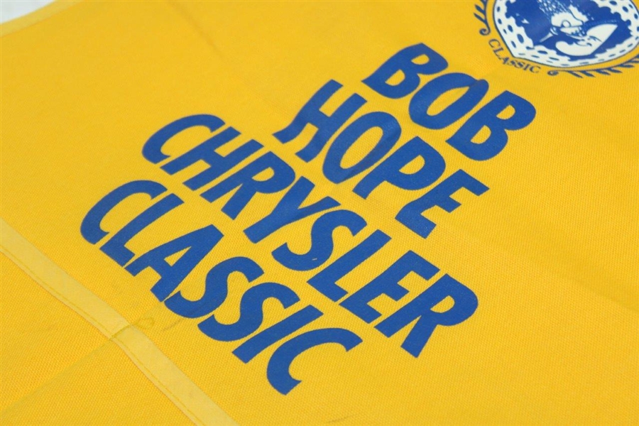 Arnold Palmer Original Tournament Used Bob Hope Chrysler Classic Caddie Bib 