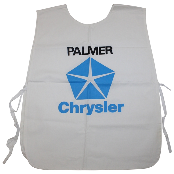 Arnold Palmer Original Tournament Used Senior Skins Game Chrysler Caddie Bib 