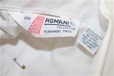 Arnold Palmer Original Tournament Used White Caddie Shirt