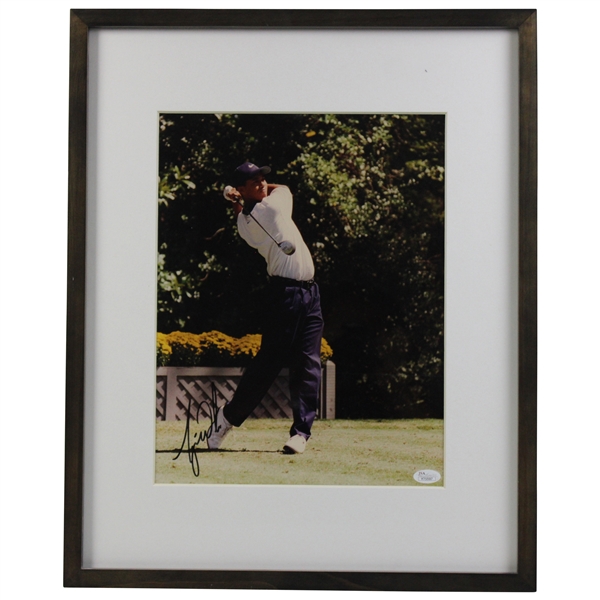 Tiger Woods Signed c.1996 Original Color 11x14 Kodak Photo - Framed JSA FULL #Y75597