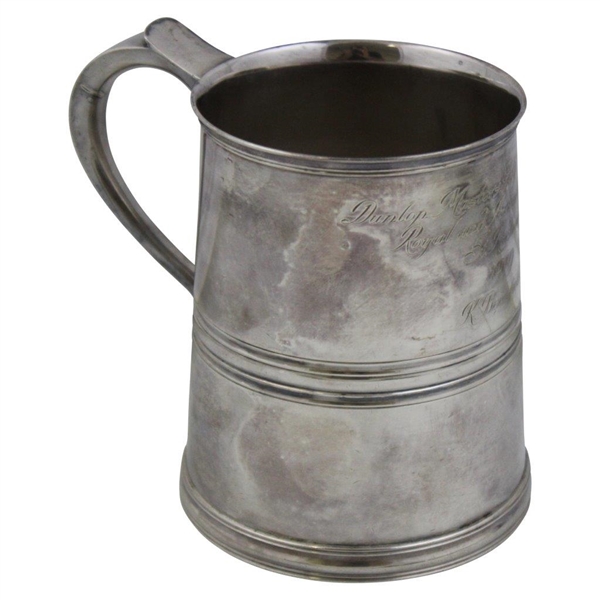 1949 Dunlop Masters Golf Tournament at R&A Golf Club St Andrews Engraved Players Tankard - K. Bousfield