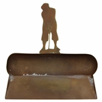 1900’s Golf Themed Brass Crumb Tray-Dust Pan w/Period Golfing Figure Handle