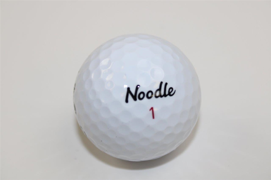 Jack Nicklaus Signed Noodle Easy Distance Golf Ball JSA ALOA