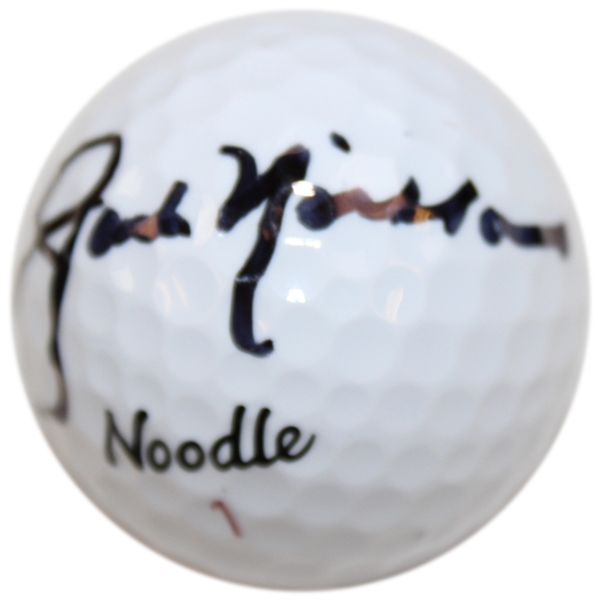 Jack Nicklaus Signed Noodle Easy Distance Golf Ball JSA ALOA