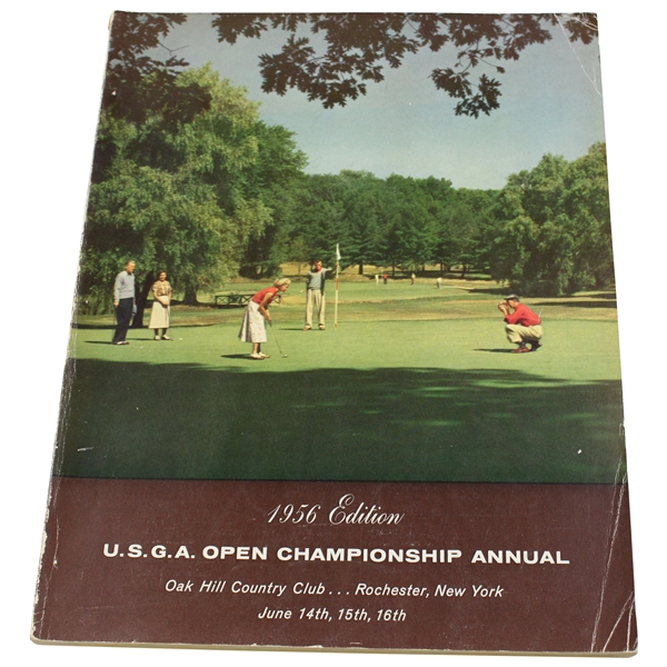 1956 US Open at Oak Hill Country Club Official Program