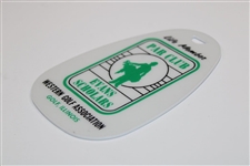 Arnold Palmer's 1992 Western Golf Association White Par Club Bag Tag
