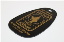 Arnold Palmer's 1994 Western Golf Association Black Par Club Bag Tag