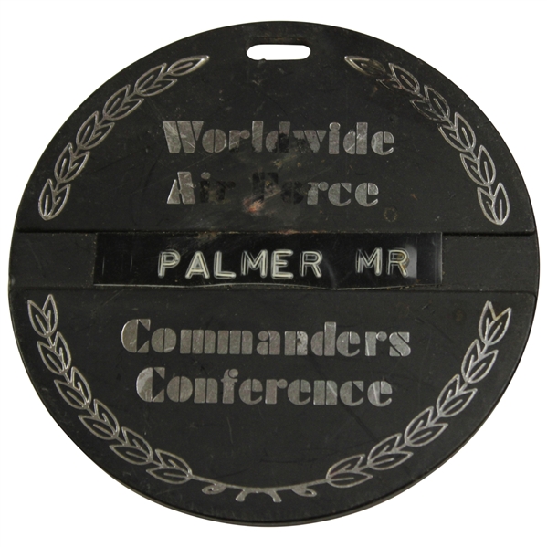 Arnold Palmer's 1985 Worldwide Air Force Commanders Conference at Homestead Bag Tag