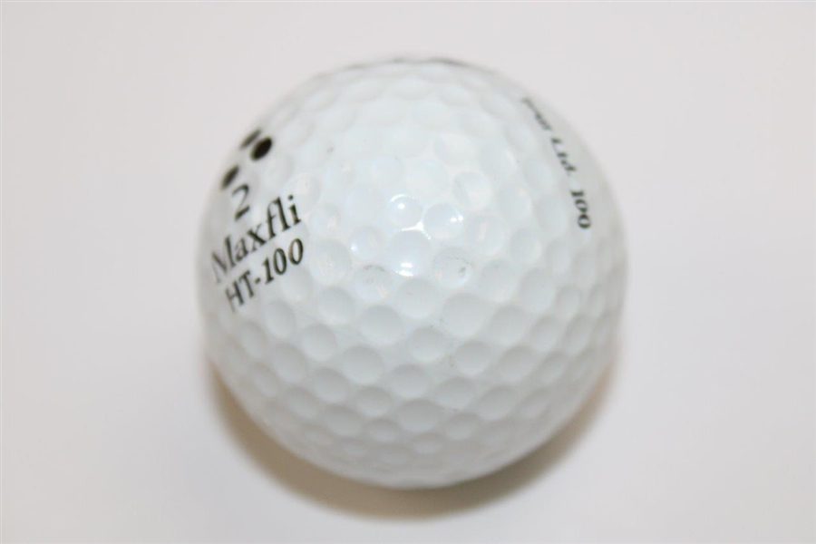 Arnold Palmer Signed Personal Match Used & Marked Max-Fli HT-100 Golf Ball JSA ALOA