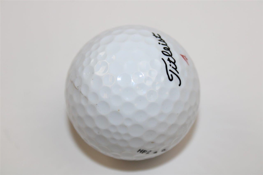 President George Bush Signed Personal Logo Titleist Golf Ball w/Pers. Presidential Tie Clip JSA ALOA