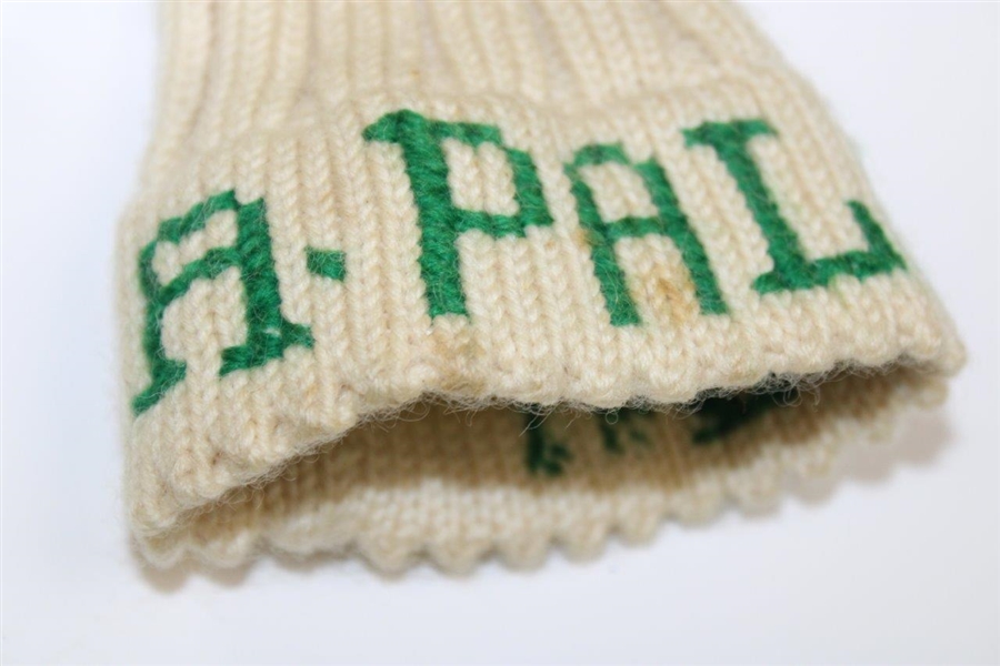 Arnold Palmer's Personal Used Custom 'A. Palmer' Cotton Driver Head Cover