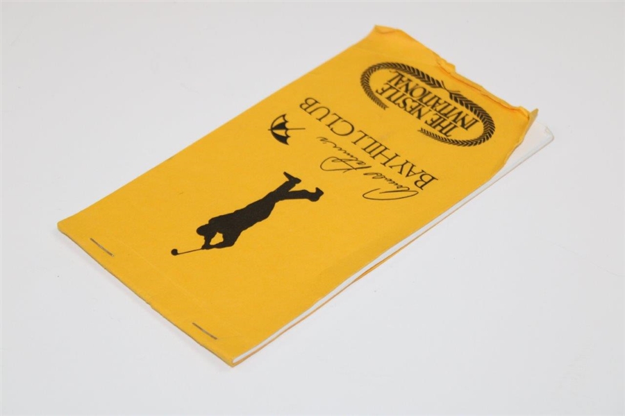 The Nestle Inv. at Arnold Palmer's Bay Hill Club Used Yardage Guide/Book from Arnold Palmer's Caddie