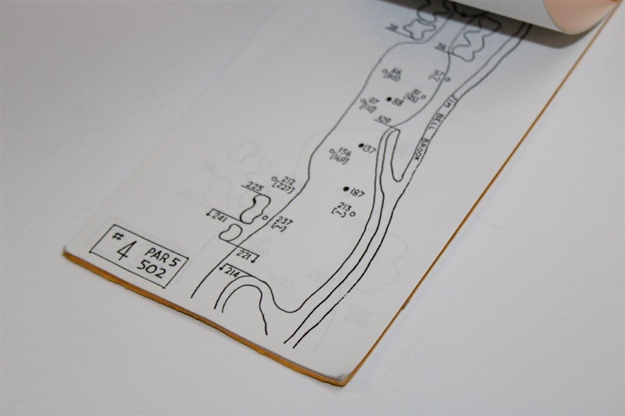 The Nestle Inv. at Arnold Palmer's Bay Hill Club Used Yardage Guide/Book from Arnold Palmer's Caddie