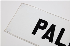 Arnold Palmer Match Used 'Palmer' Contestant Nameplate w/Grommets from Arnold Palmer's Caddie