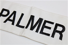 Arnold Palmer Match Used 'Palmer' Contestant White Nameplate from Arnold Palmer's Caddie