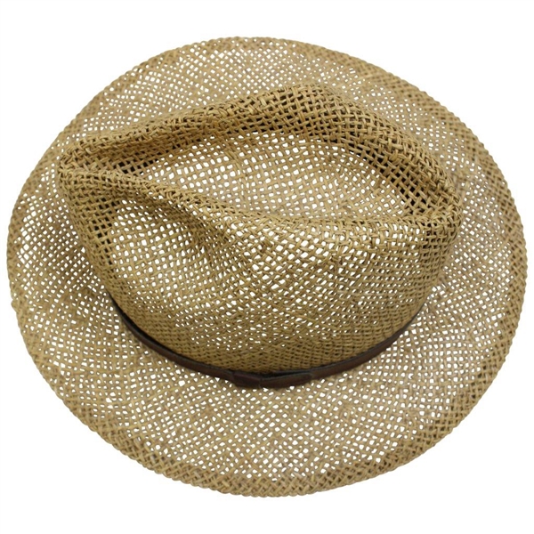 Arnold Palmer's Personal Worn Straw Hat Gifted from Winnie Palmer - Favorite Hat