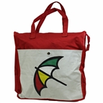 Winnie Palmers Arnold Palmer Signature Umbrella Red & White Canvas Bag