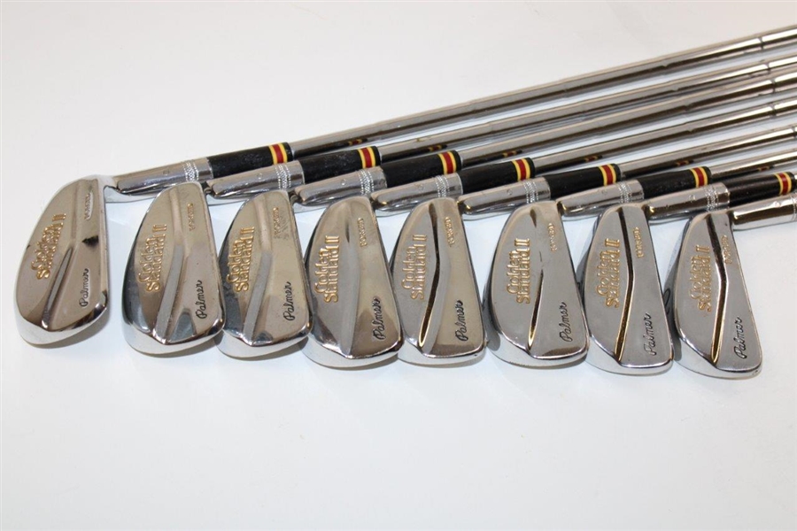 Arnold Palmer's Personal c.1984 Match Used Golden Standard II Forged 2-9 Irons