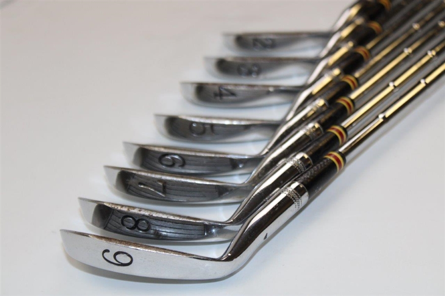 Arnold Palmer's Personal c.1984 Match Used Golden Standard II Forged 2-9 Irons