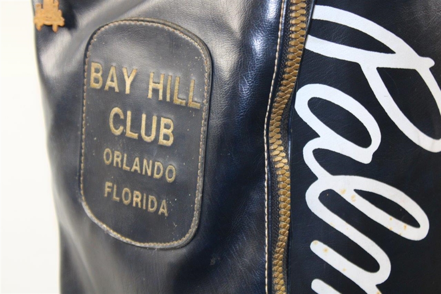 Arnold Palmers Personal Used c.1984 Bay Hill Club Full Size Golf Bag