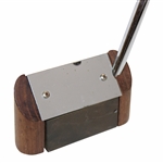 Unique Unmarked Wooden Head Putter with Mirror For Aim