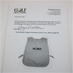 Arnold Palmer Original Tournament Used U.S.G.A. White Caddie Bib 