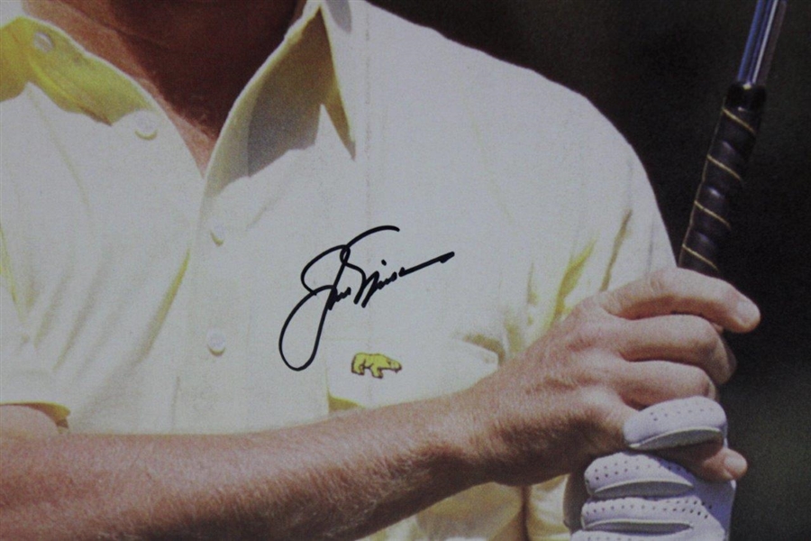 Jack Nicklaus Signed Sports Illustrated Oversize 16 x 20 Cover Poster JSA ALOA