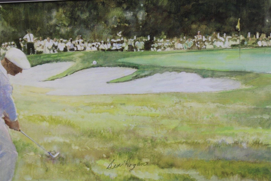 Ben Hogan Signed Golf Club Poster JSA ALOA