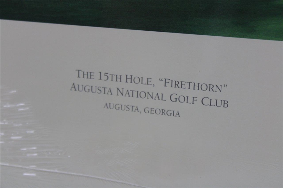 Gene Sarazen Signed Augusta National GC 15th Hole Linda Hartough Ltd Ed Print JSA ALOA