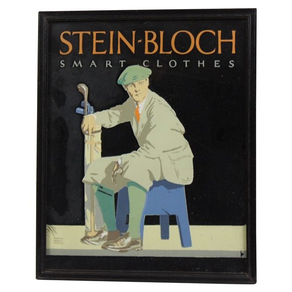Stein-Bloch Golf Clothes Paint By Number Advertising - Harry Morse Meyers - Framed