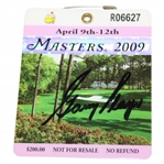 Gary Player Signed 2009 Masters SERIES Badge #R06627 JSA ALOA