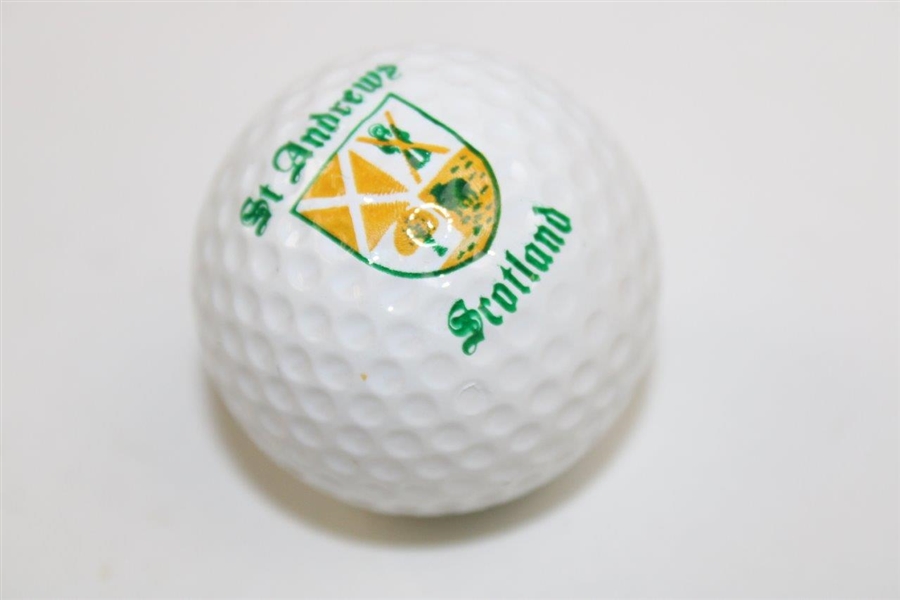 Peter Thomson Signed St. Andrews Scotland Logo Golf Ball JSA ALOA